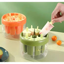 Forma de Molde Para Picolé e Sorvete Caseiro Com Suporte