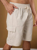 Bermuda Shorts Masculinos Cargo Com Bolso Streetwear Importa