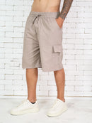 Bermuda Shorts Masculinos Cargo Com Bolso Streetwear Importa