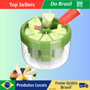 Forma de Molde Para Picolé e Sorvete Caseiro Com Suporte