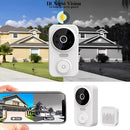 Campainha de Vídeo Inteligente Câmera Wifi Sem Fio Áudio