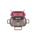 Marmita Com Divisoria Lancheira Adulto 1100ml com Colher Garfo Grande