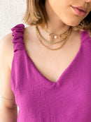 Regata Feminina Lisa Duna Alça Sanfonada tendências da moda