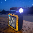 Luminária com Kit Ferramentas e Power Bank Compacta Bateria Solar e USB Carregador de Celular Portatil