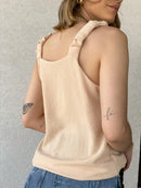 Regata Feminina Lisa Duna Alça Sanfonada tendências da moda