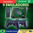 Console emulador portátil 4K Stick com 20.000 jogos clássicos retrô + 2 controles sem fio; 64 GB de armazenamento.