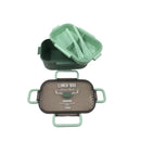 Marmita Com Divisoria Lancheira Adulto 1100ml com Colher Garfo Grande