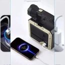 Luminária com Kit Ferramentas e Power Bank Compacta Bateria Solar e USB Carregador de Celular Portatil