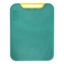 Kit de tábua de corte antibacteriana redonda OU quadrada + espremedor de alho e amassador em aço inoxidável