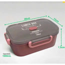 Marmita Com Divisoria Lancheira Adulto 1100ml com Colher Garfo Grande