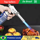 Maçarico Culinário Gourmet Regulável Profissional Para Cozinha E Confeitaria