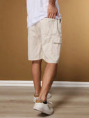 Bermuda Shorts Masculinos Cargo Com Bolso Streetwear Importa