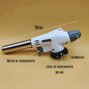 Maçarico Culinário Gourmet Regulável Profissional Para Cozinha E Confeitaria