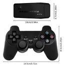 Console emulador portátil 4K Stick com 20.000 jogos clássicos retrô + 2 controles sem fio; 64 GB de armazenamento.