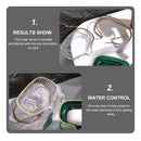 Saboneteira em formato de concha com escorredor para pia de banheiro e cozinha.