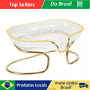 Saboneteira em formato de concha com escorredor para pia de banheiro e cozinha.