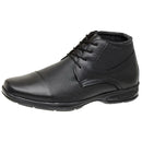 Sapato Masculino Bota Sport Fino Couro Legítimo Cadarços Solado Comfort Costurado 5061 Qualidade Modernidade